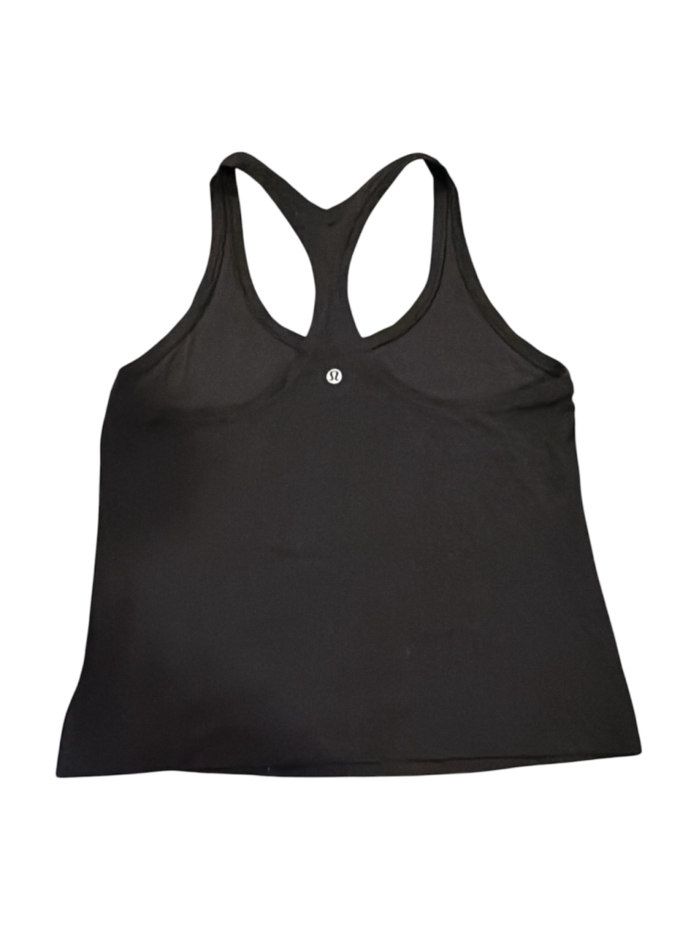 Lululemon Cool Racerback Tank Top Shorter Length Black Size 10